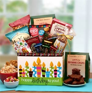 It's Your Birthday! Birthday Gift Box Flower Bouquet