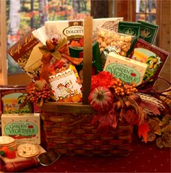 Harvest Blessings Gourmet Fall Gift Basket