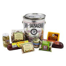 Dan's Premium Pail of Treats Flower Bouquet