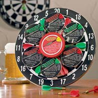 Bullseye Treats Dart Board Flower Bouquet
