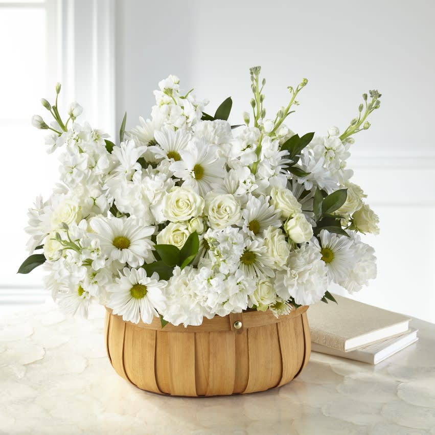Graceful Garden Basket Flower Bouquet