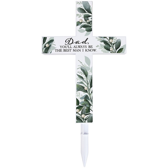 Solar Cross Stake - Dad