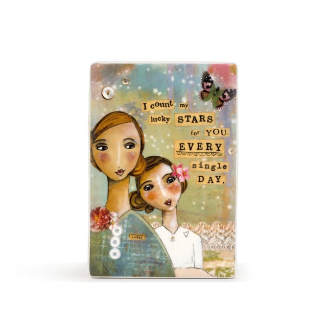 Lucky Stars Plaque Flower Bouquet