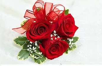 Red Rose Corsage 