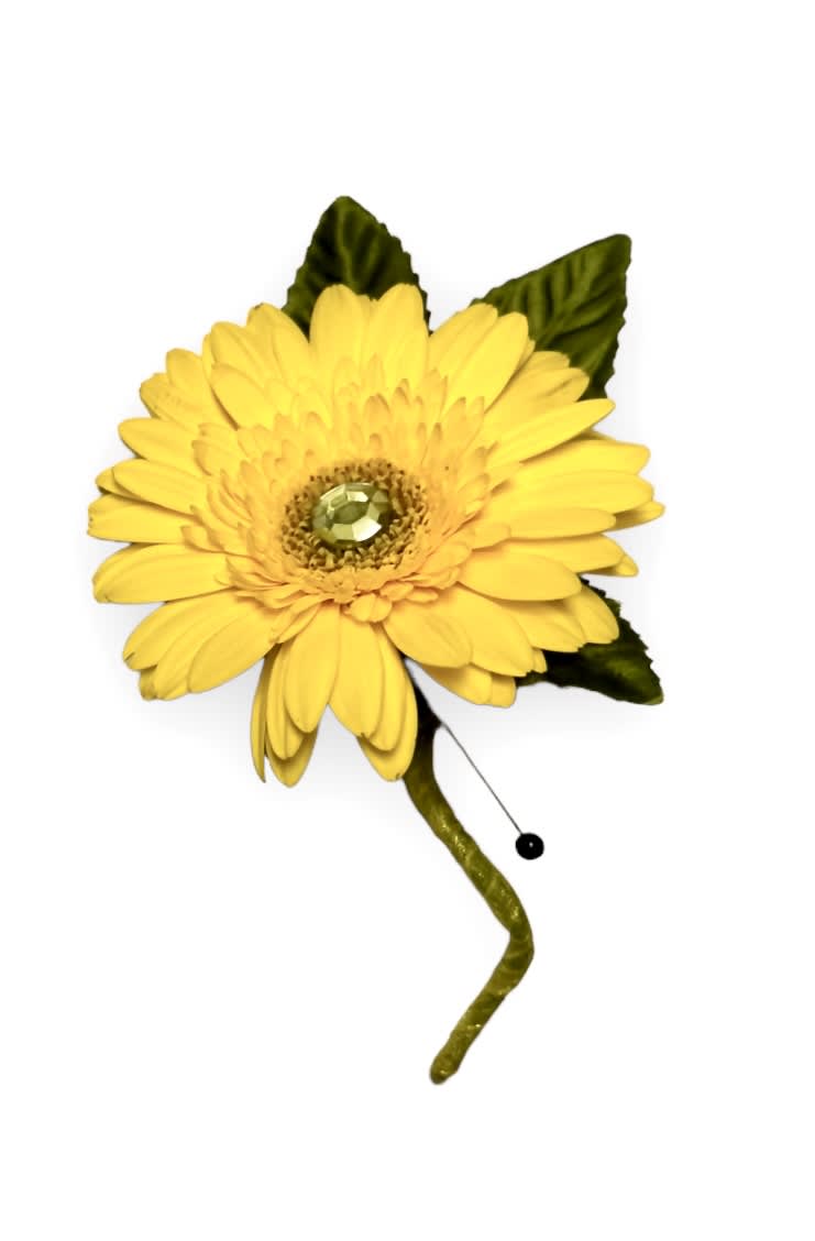 Golden Glow Boutonniere