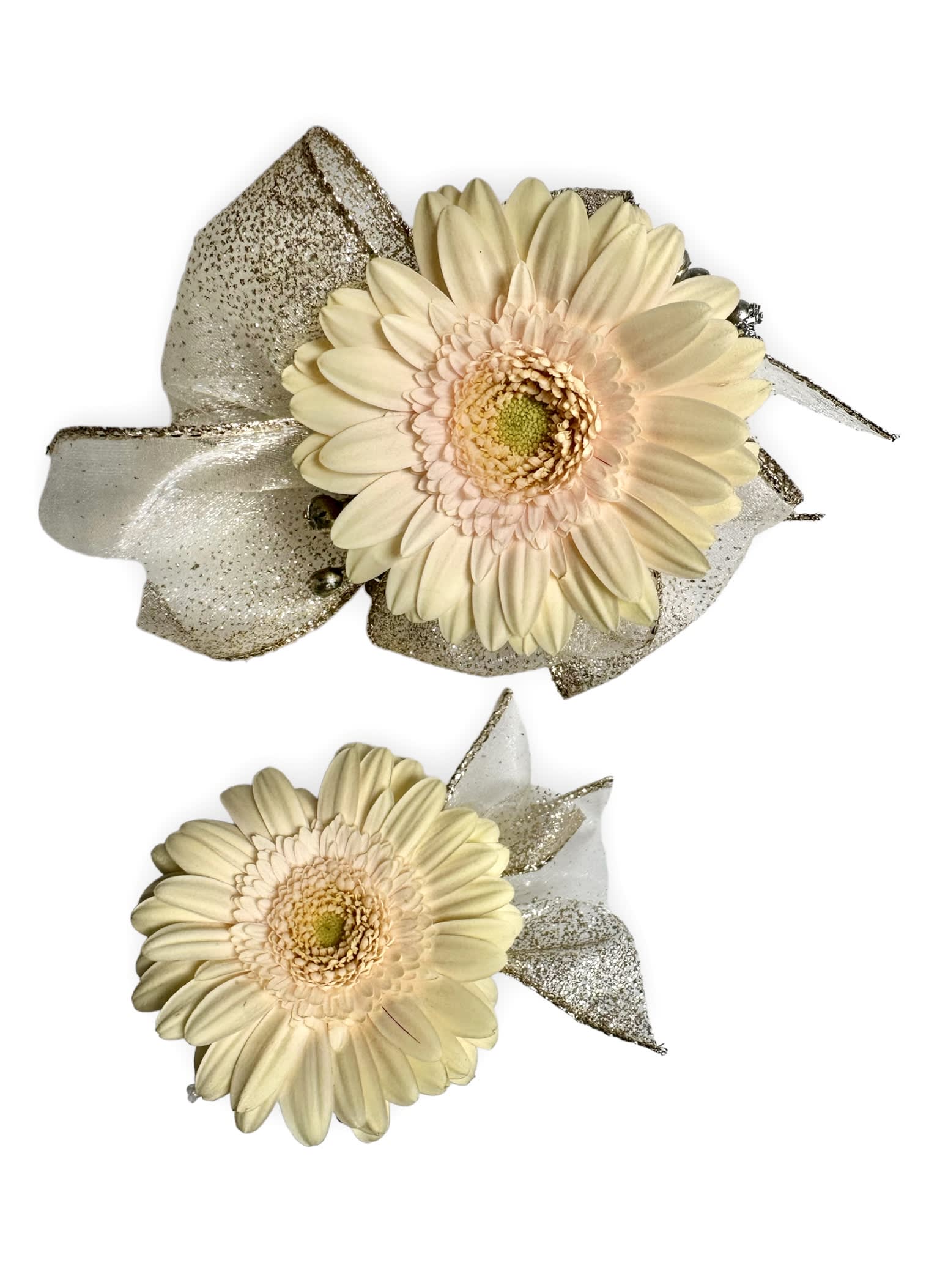 Apricot Affair Wristlet and Boutonniere Set