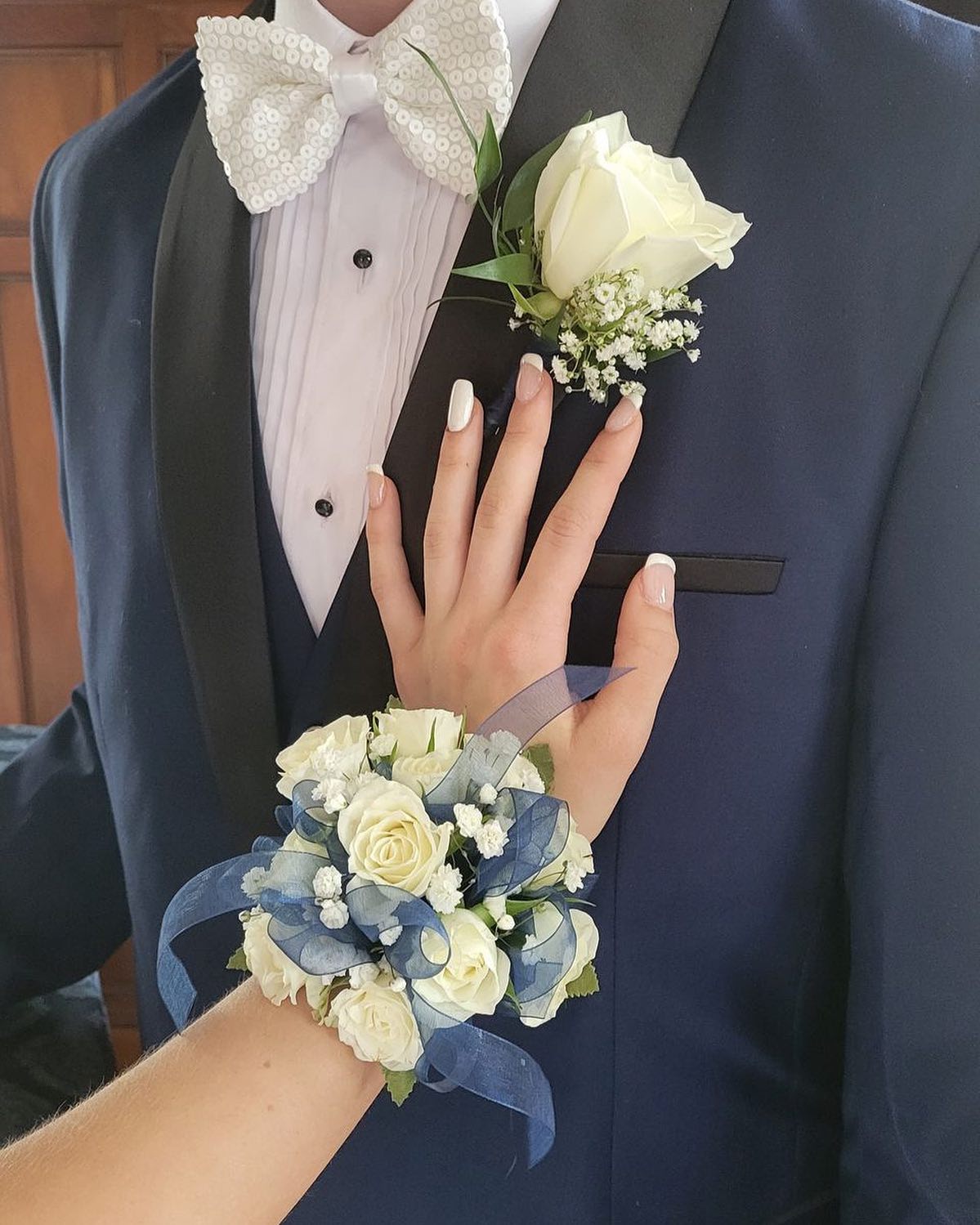 Timeless Roses Corsage and Boutonniere Package