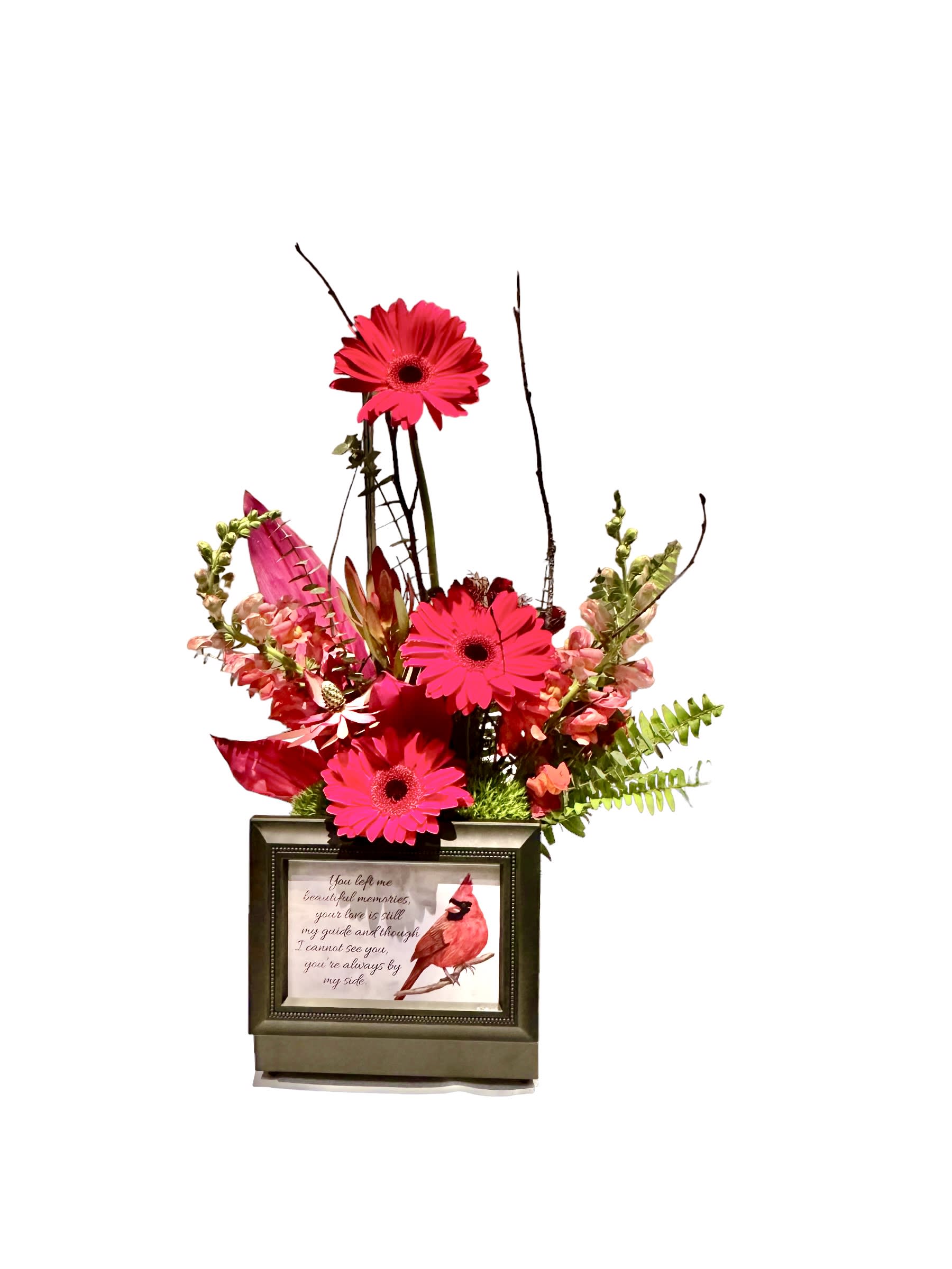 Music Box with Floral Insert