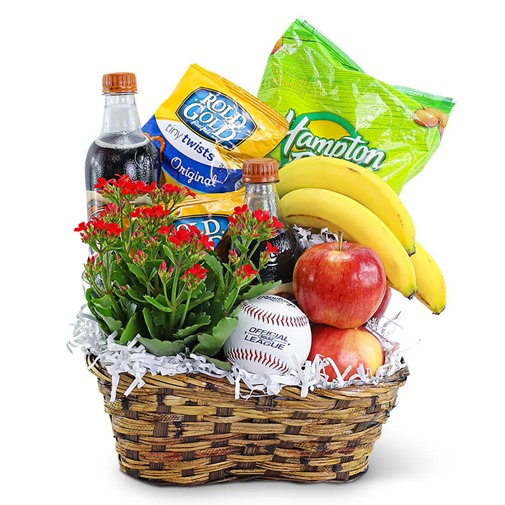 Home Run Basket Flower Bouquet