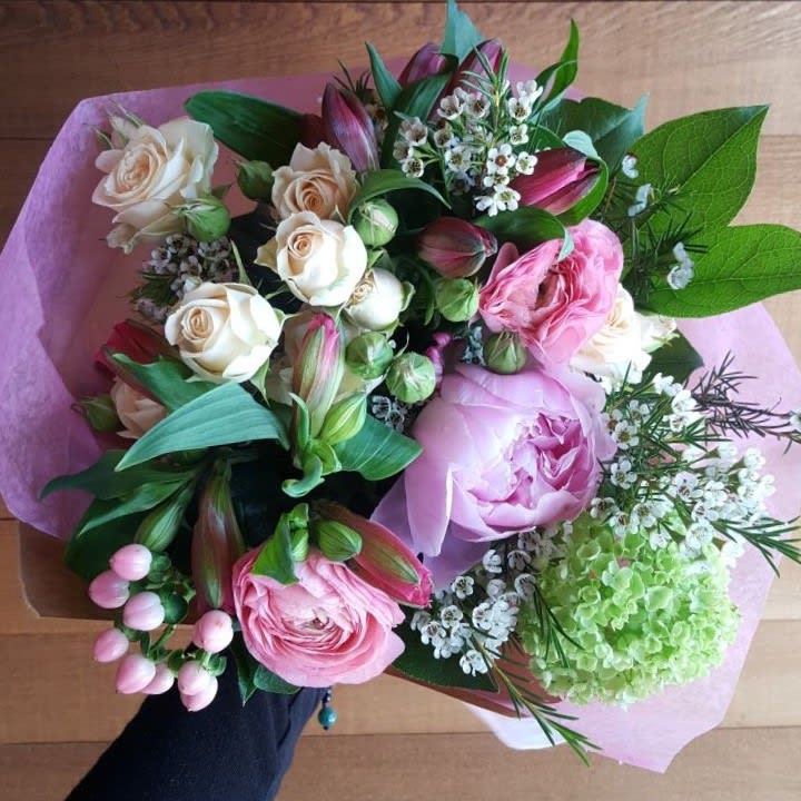 Handtied Bouquets Flower Delivery Victoria BC Poppies Floral Art