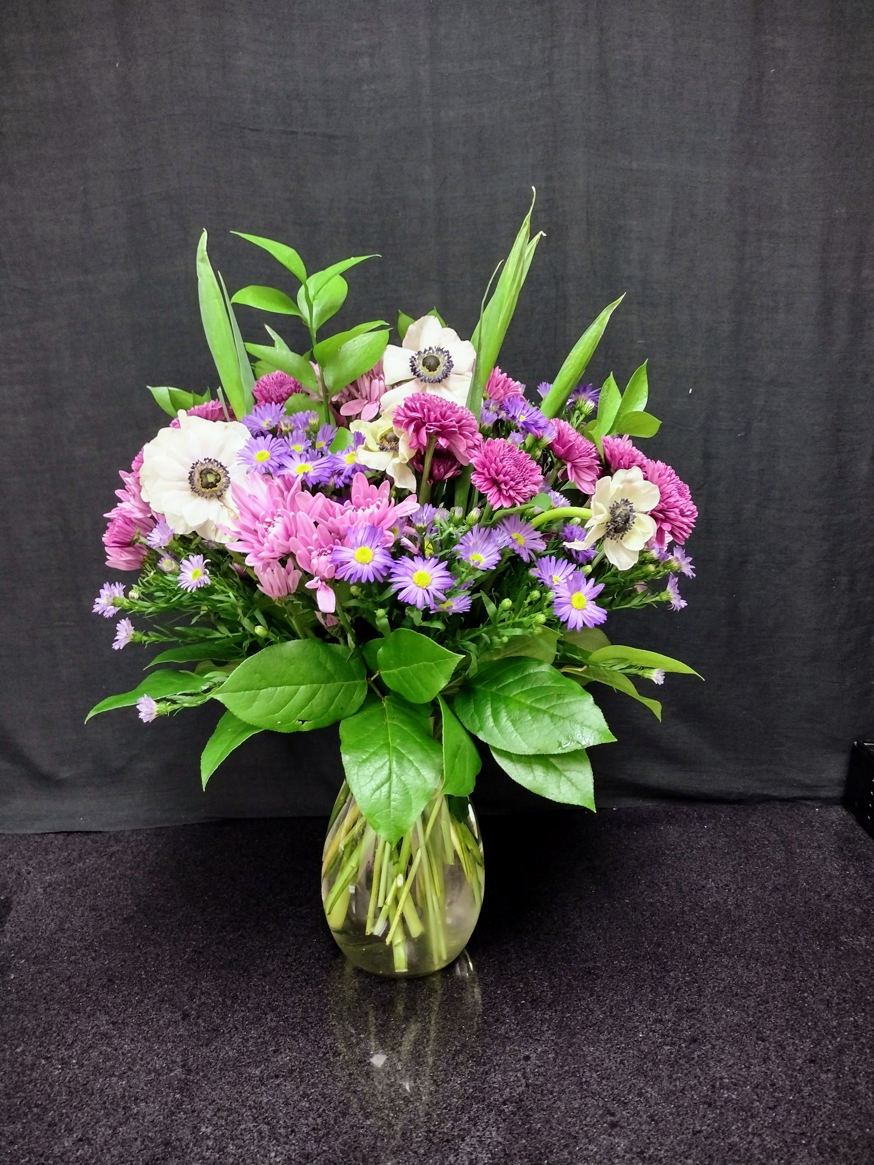 PURPLE SPRING Flower Bouquet