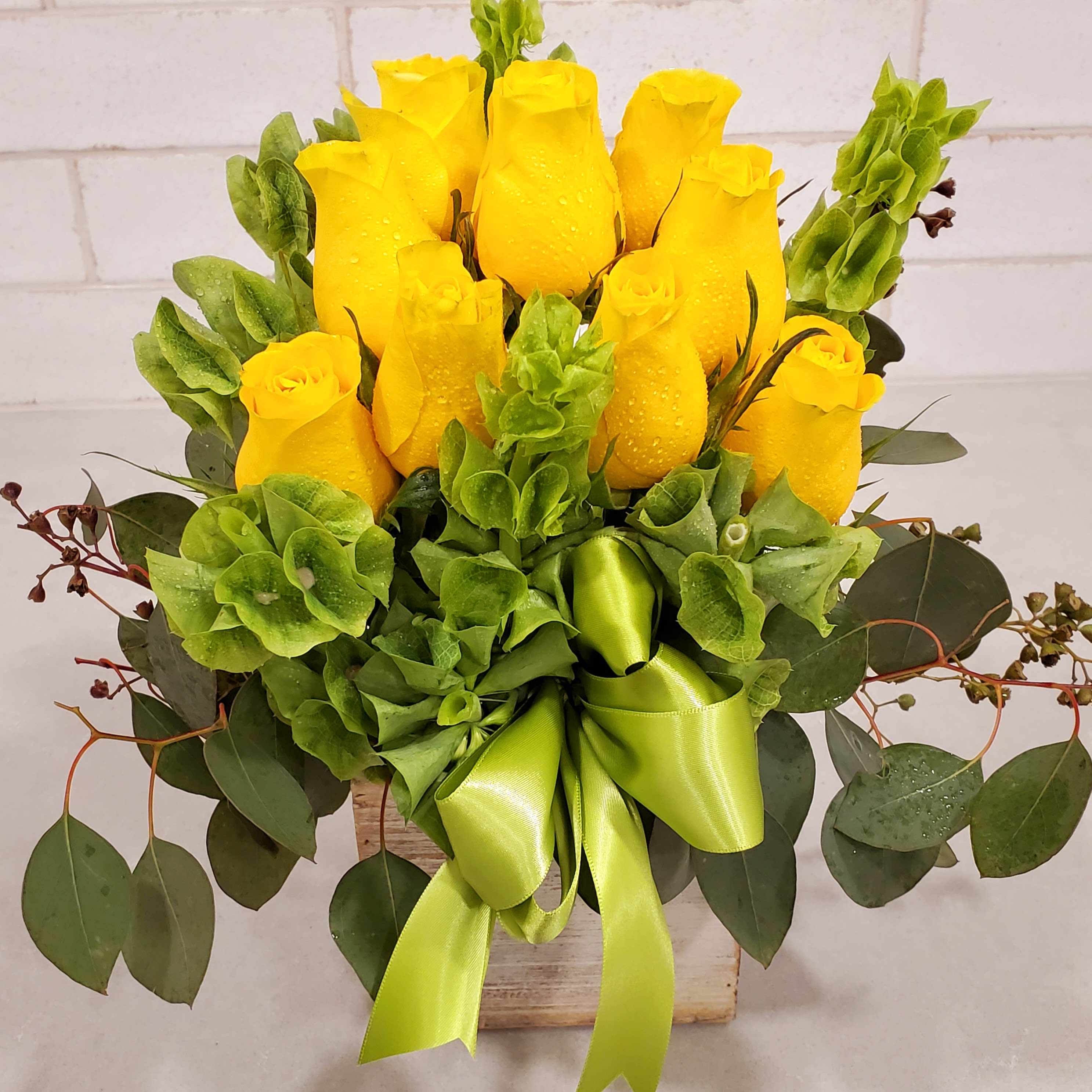 Box of Sunshine Flower Bouquet