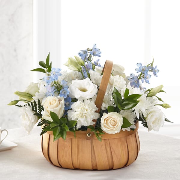 Sincerely Heartfelt Basket Flower Bouquet