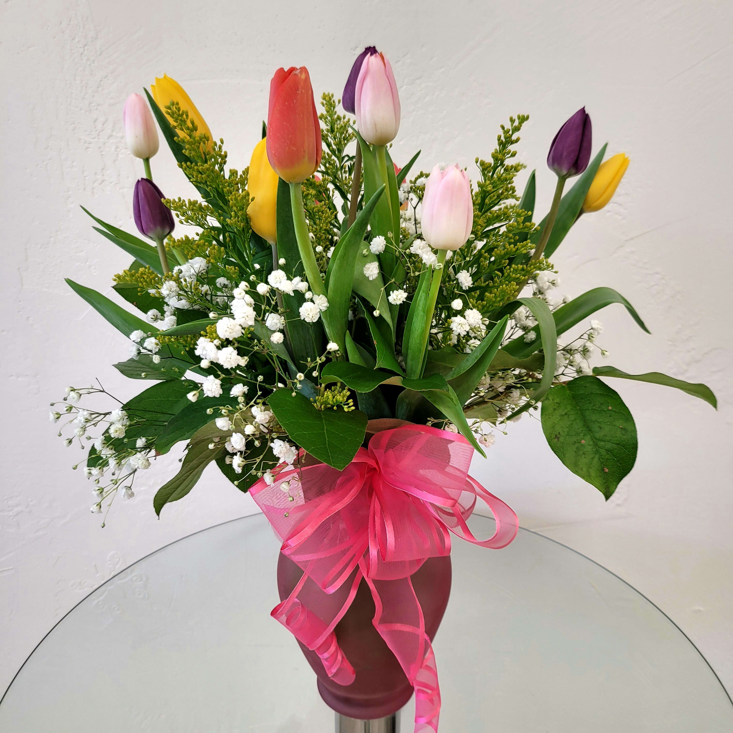 Tulip Bunch Flower Bouquet