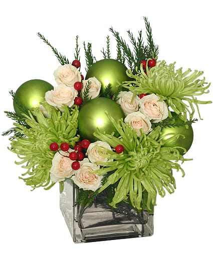 GLAMOROUS GREEN Flower Bouquet