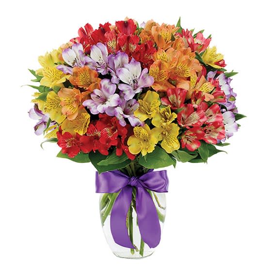Peruvian Lily Rainbow Bouquet Flower Bouquet