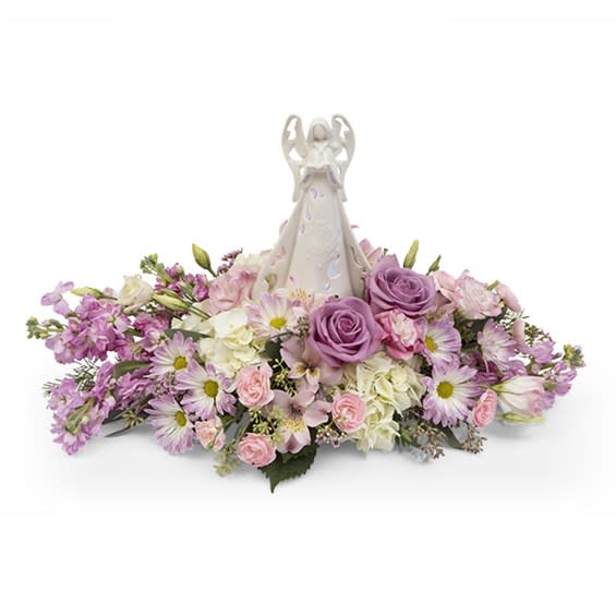 An Angel's Light Memorial Flower Bouquet