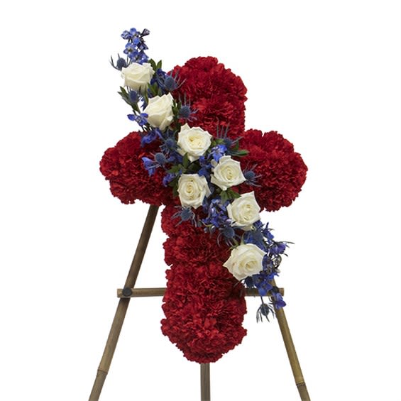 Patriot's Cross Flower Bouquet