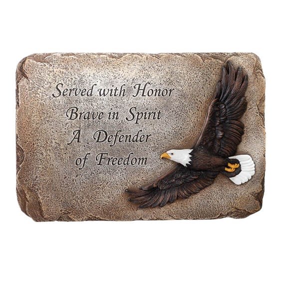 Eagle Honor Plaque Flower Bouquet