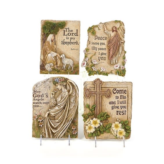 Religious Stepping Stones Flower Bouquet