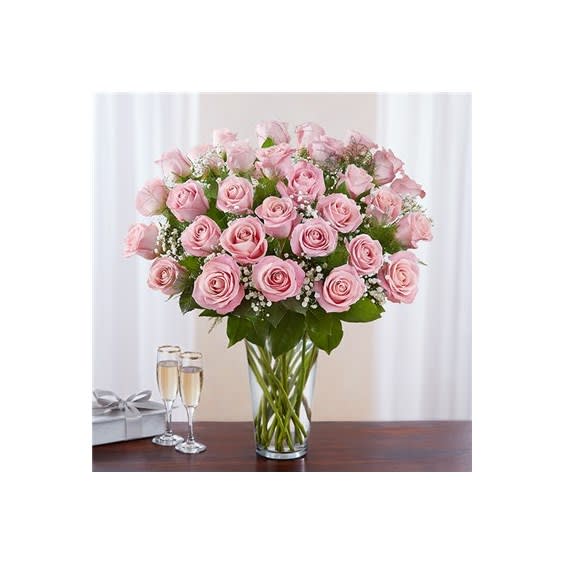 Classic 3 Dozen Pink Rose Vase