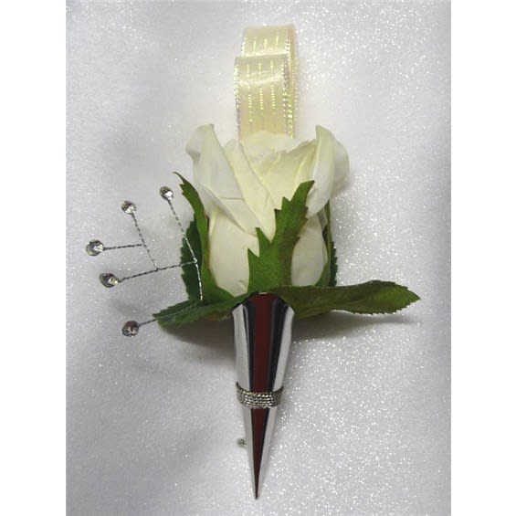 Ivory Keepsake Boutonniere