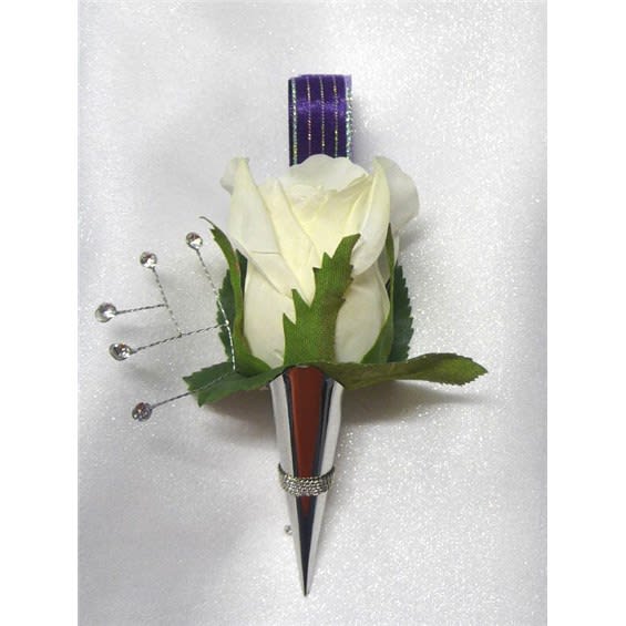 Purple Keepsake Boutonniere