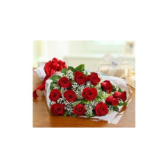 Dozen Red Rose Presentation Bouquet (Pickup Only) Flower Bouquet
