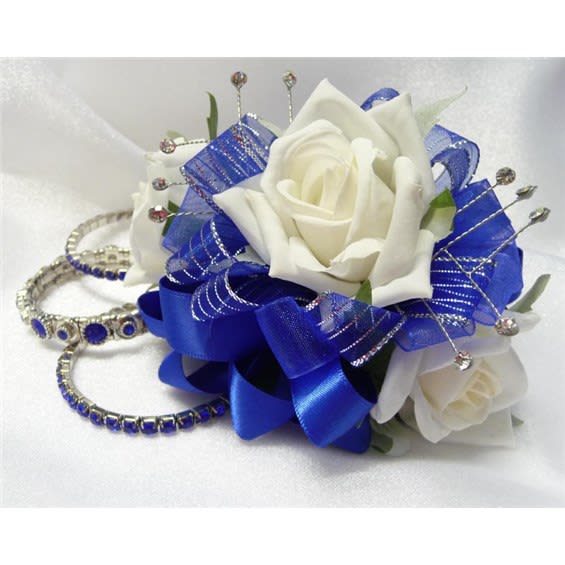 Royal Blue Keepsake Corsage