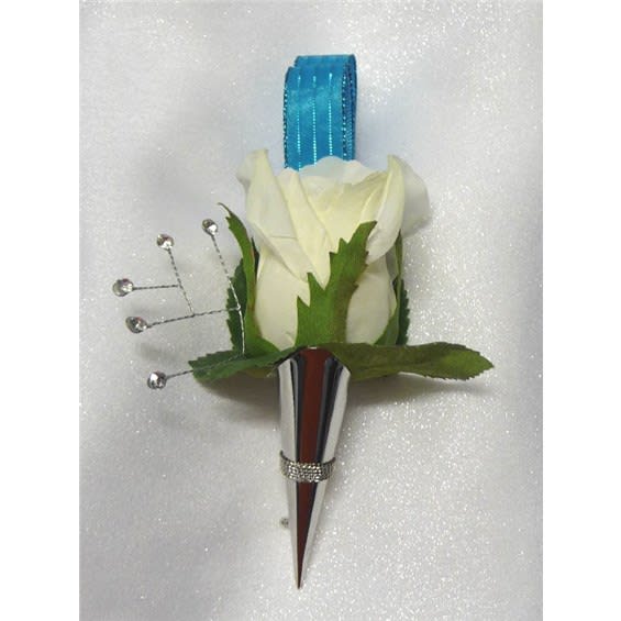 Turquiose Keepsake Boutonniere