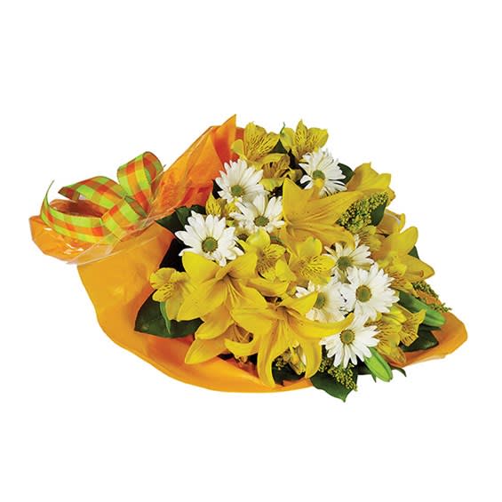 Cheery & Bright Hand Tied Bouquet Flower Bouquet
