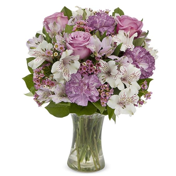 Lavender & White Brilliance Flower Bouquet