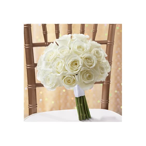 All White Roses Bouquet Flower Bouquet