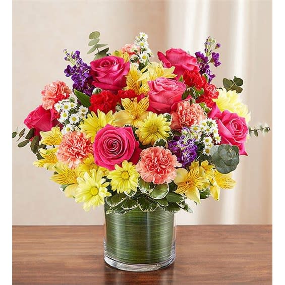 Cherished Memories - Multicolor Bright Flower Bouquet