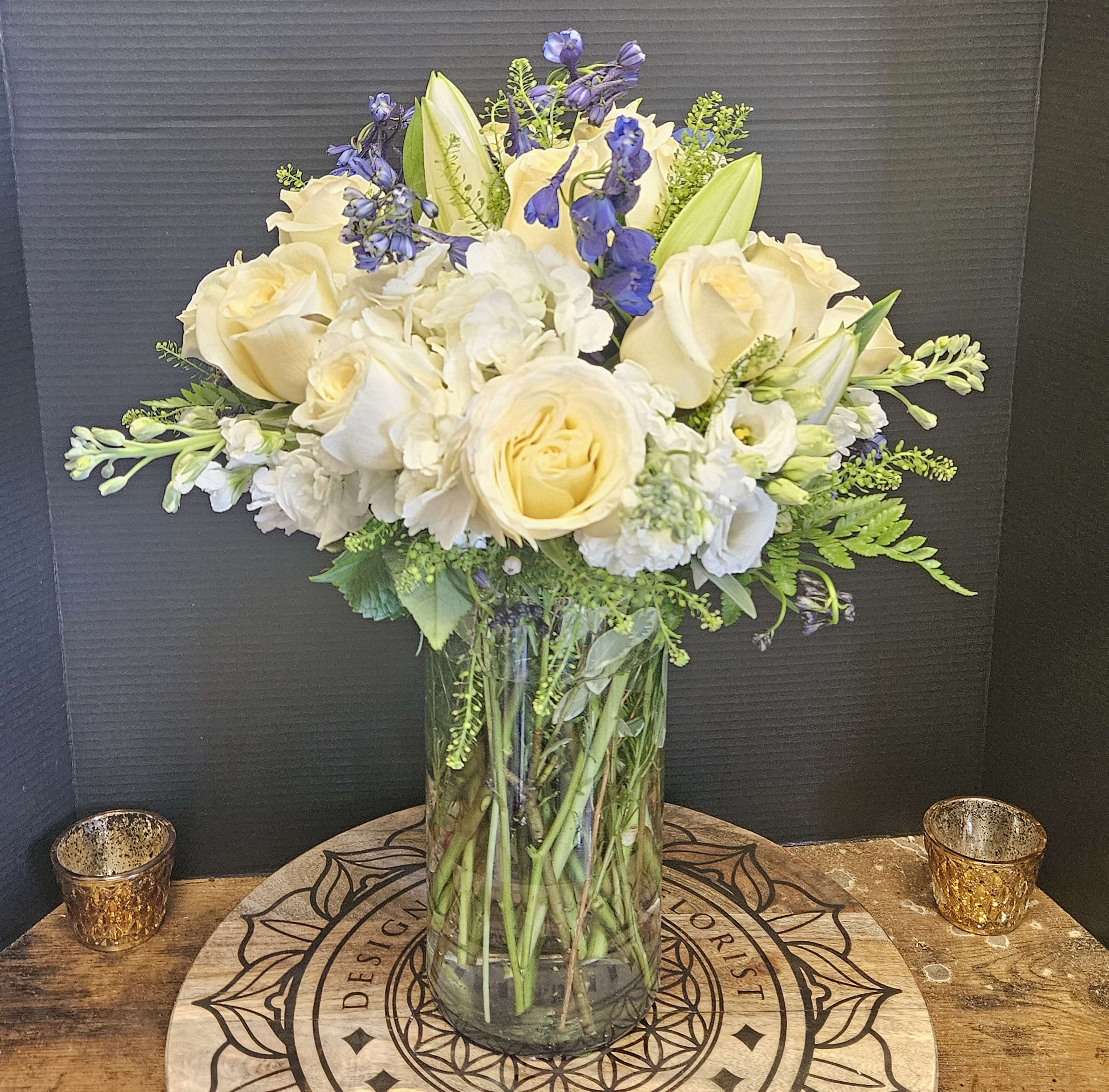 Sympathy Vase Flower Delivery Wilmington MA Designs By Don Florist