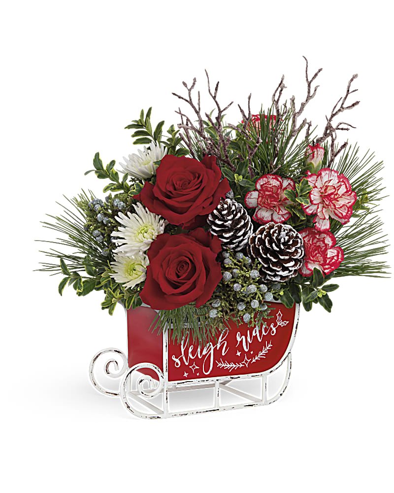 Teleflora's Dashing Sleigh Bouquet