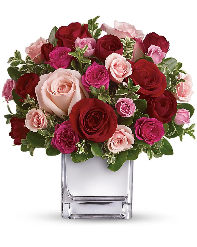 Teleflora's Love Medley Bouquet with Red Roses Flower Bouquet