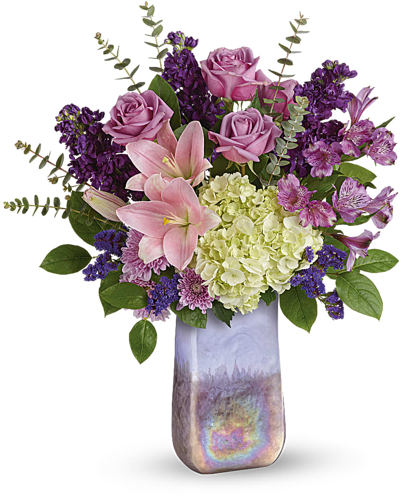 Teleflora's Purple Swirls Bouquet Flower Bouquet