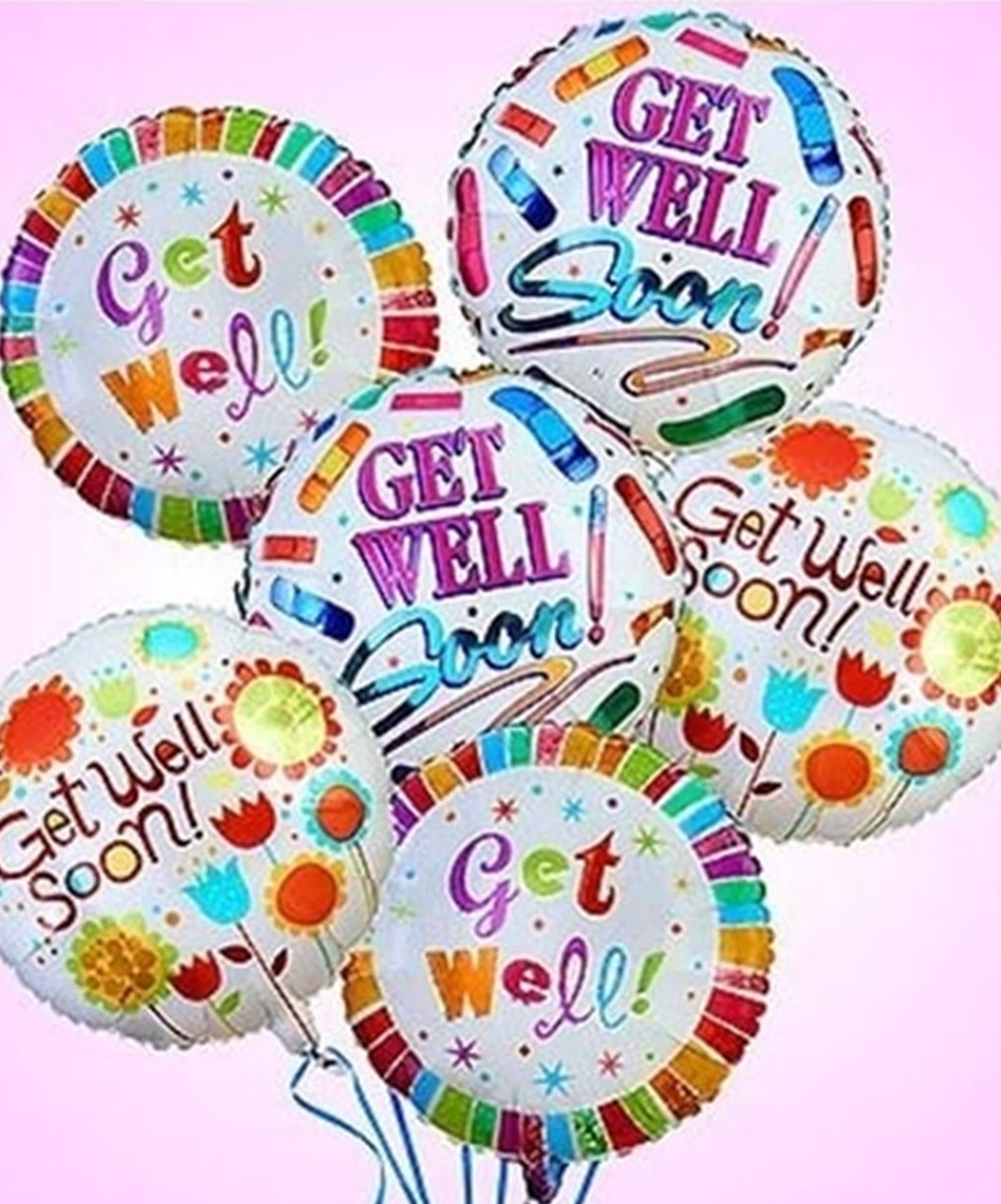 Balloon Bouquet Get Well Soon