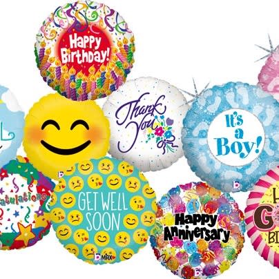 Mylar Balloon Flower Bouquet