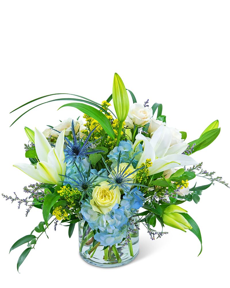 Luna Blue Flower Bouquet