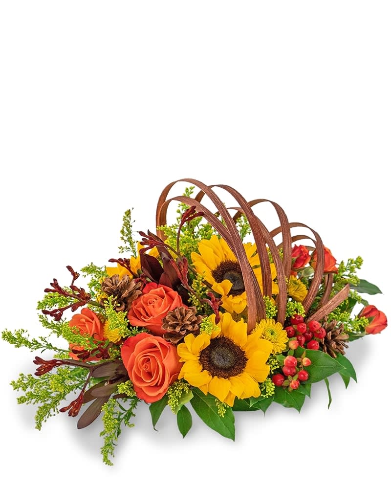 Creative Cornucopia Flower Bouquet