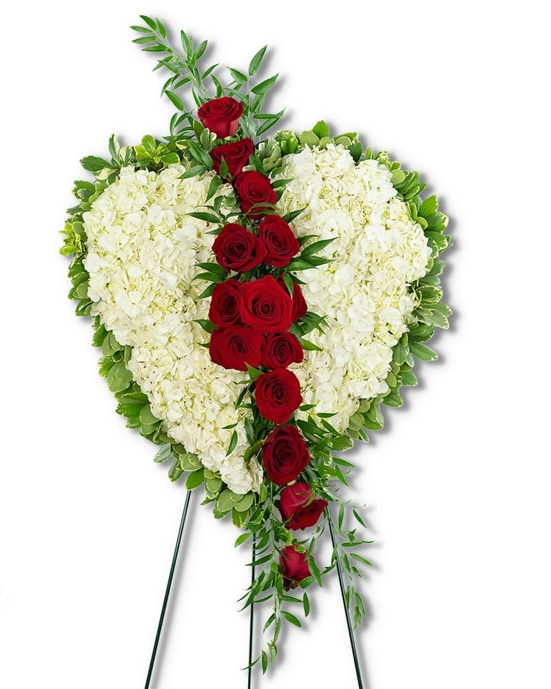 Lost Love Heart Flower Bouquet