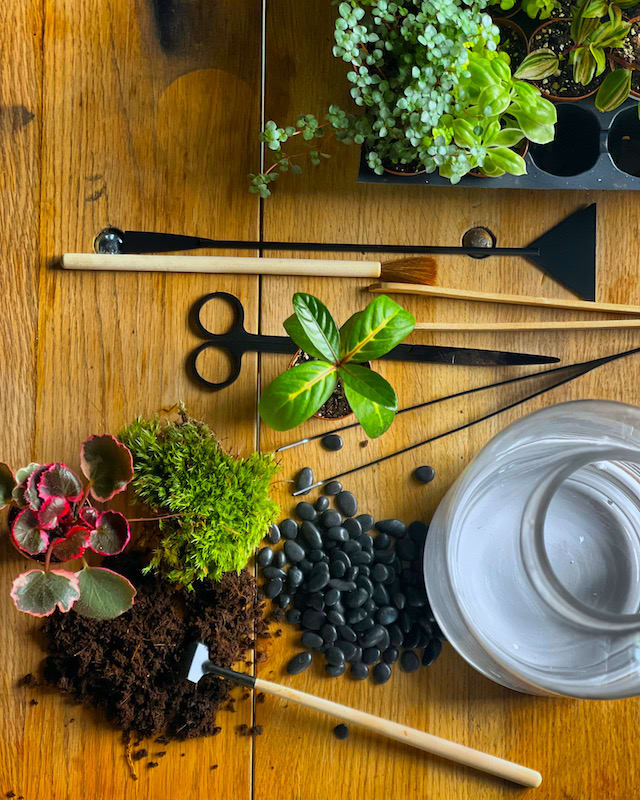 November 1st - Plant Terrarium Workshop Flower Bouquet