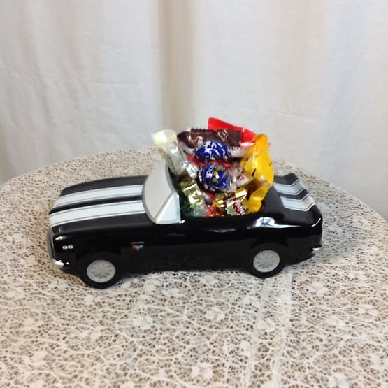 Camaro with candy Flower Bouquet