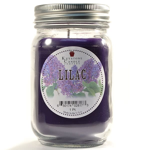 Lilac Mason Jar Candle