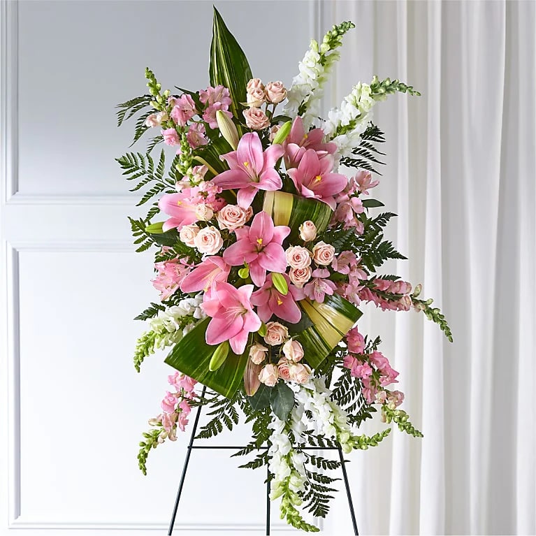Graceful Embrace Standing Spray Flower Bouquet