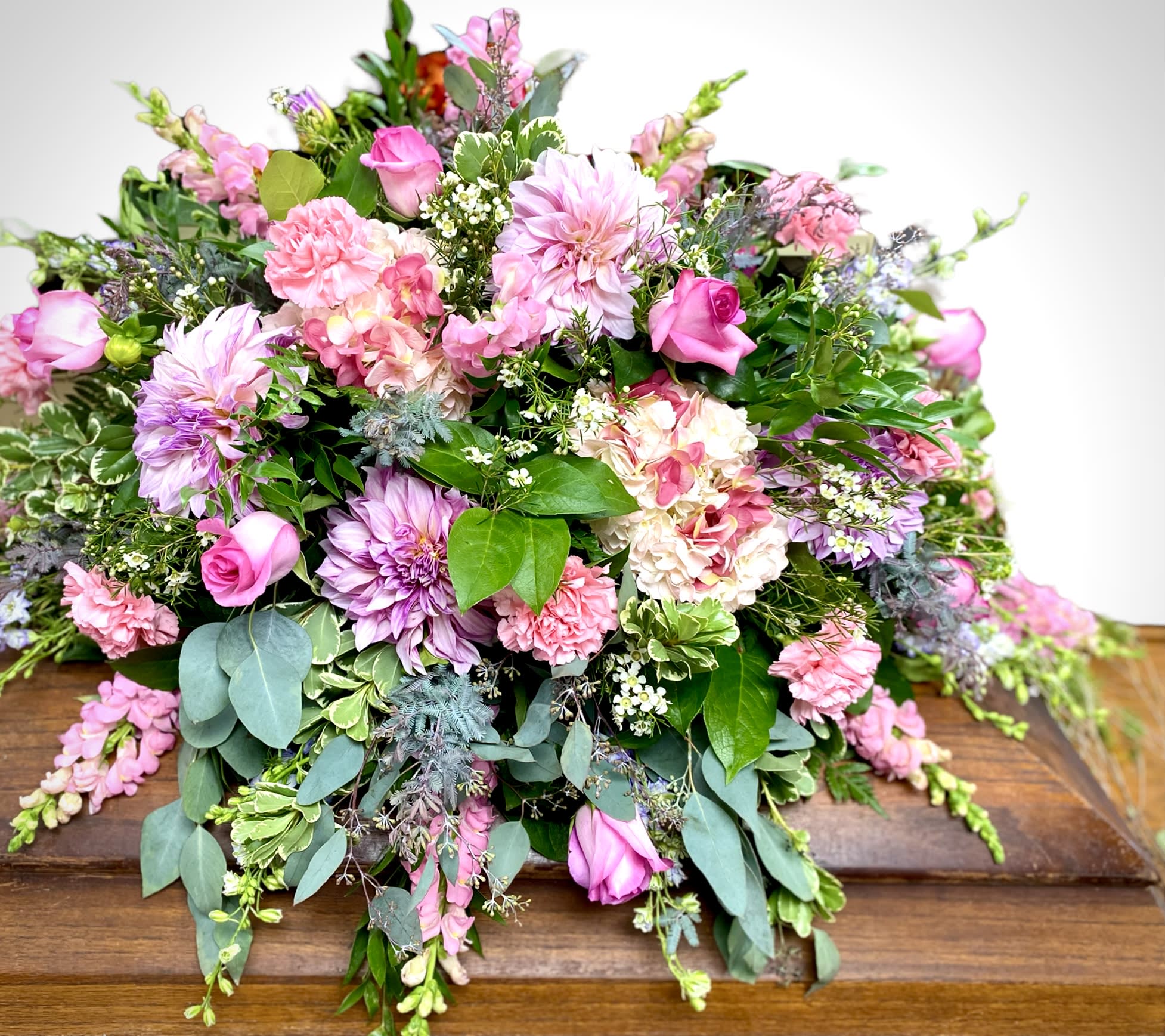 Pastel Beauty Casket Spray