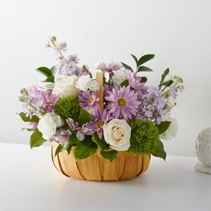 Gentle Lavender Remembrance Basket