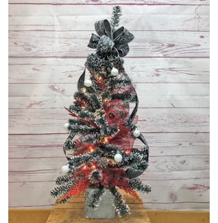Flannel Mesh Silk (Artificial) Christmas Tree